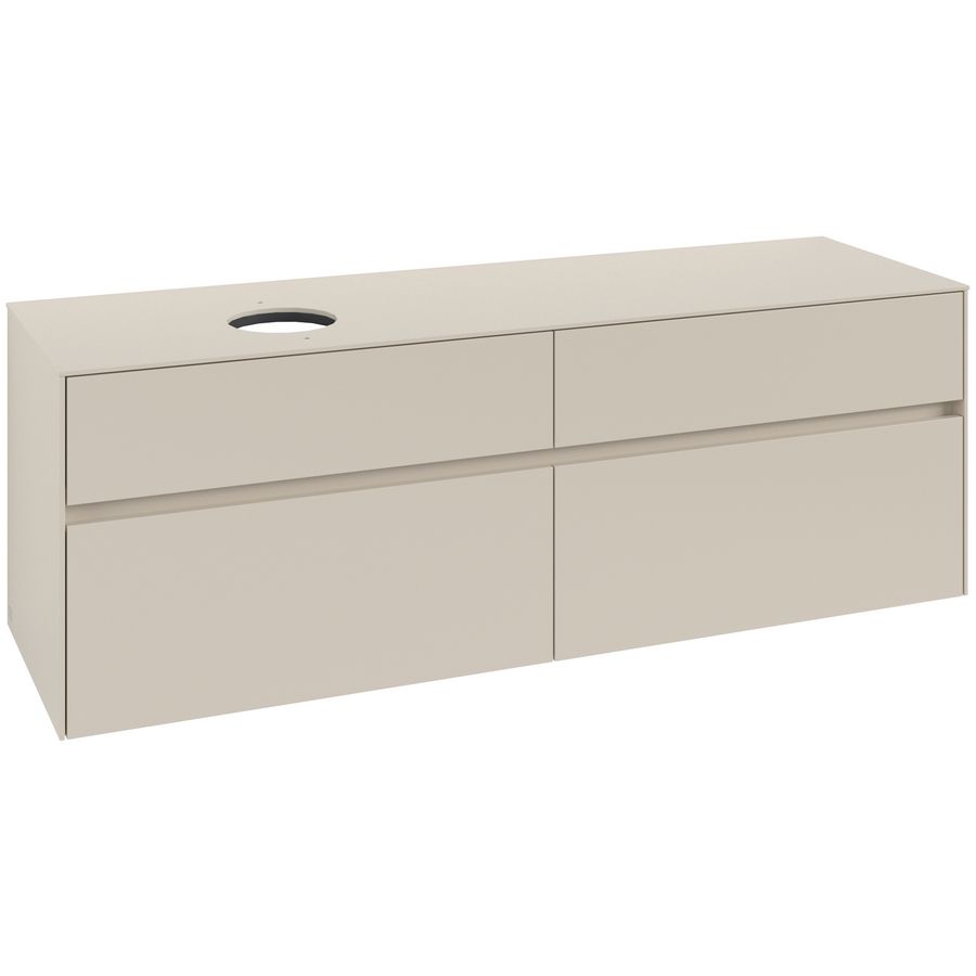 Wastafelonderkast Collaro 1600x548x500mm Cashmere Grey C05000VN