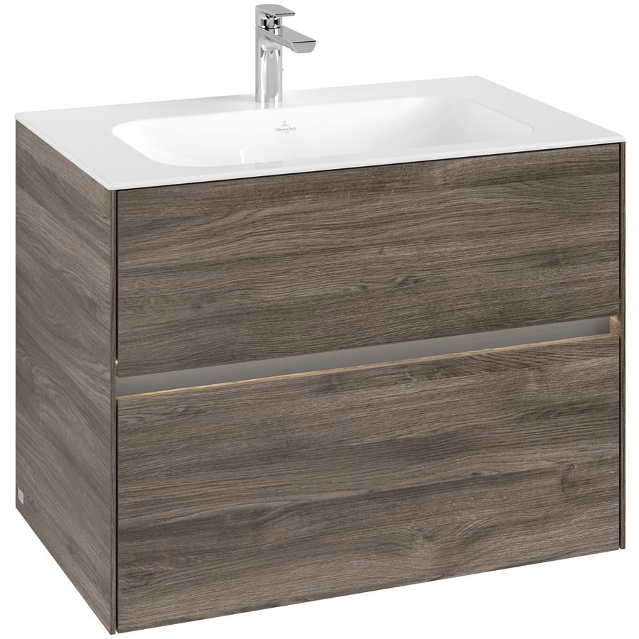 Wastafelonderkast Collaro 796x603x498mm Sto.Oak C138B0RK