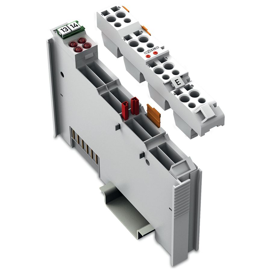 4-kanaals analoge ingang DC +/-10V Single ended lichtgrijs