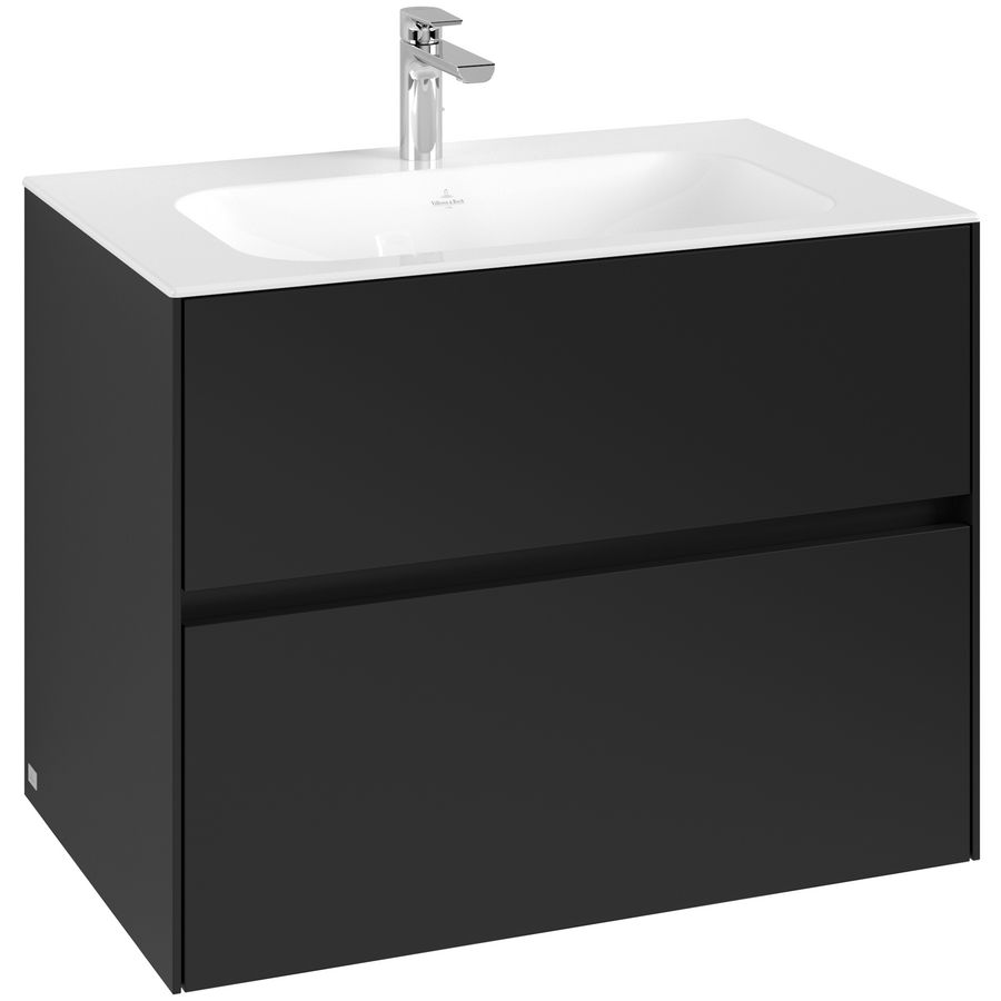 Wastafelonderkast Collaro 796x603x498mm Volcano Black C13800VL