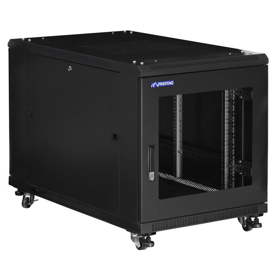 Patchkast 19" D800xB600x12HU Deur voor en achter geperf.