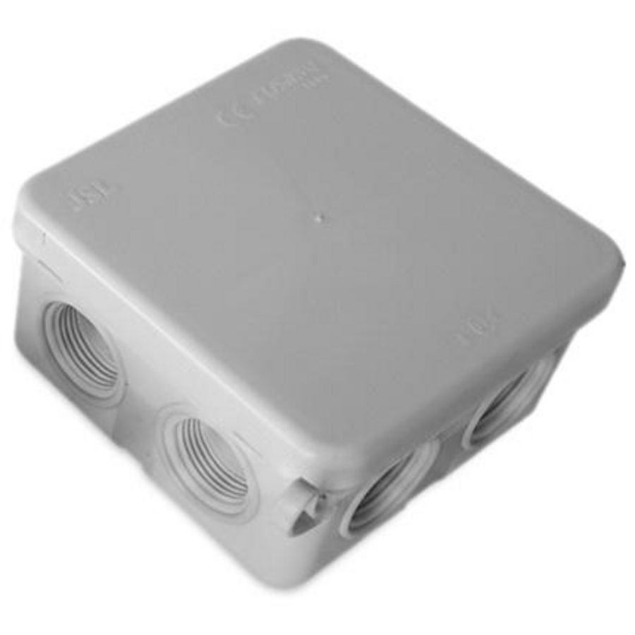 Kabeldoos 81x81x45,5 IP65 F80S gr membr + M20 invoer