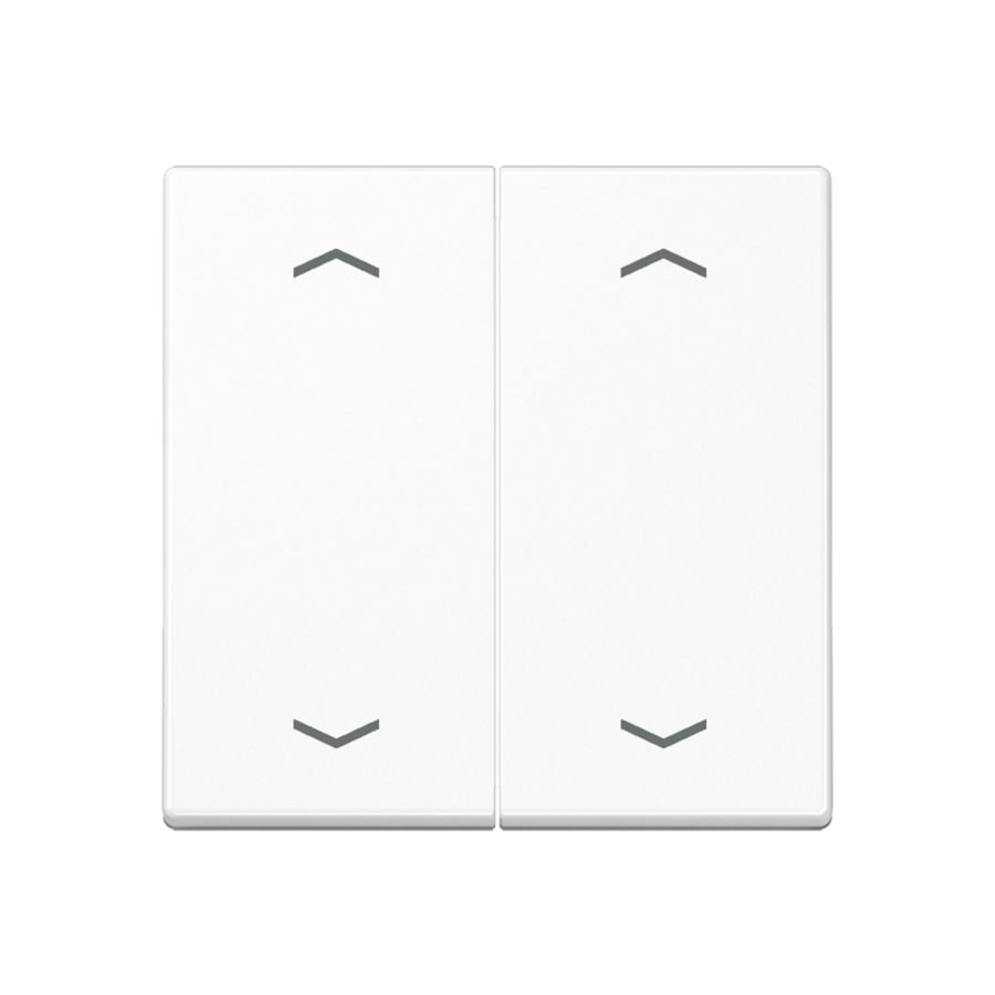 Wip alp. wit met pijl voor KNX F10 tast 2voudig A500