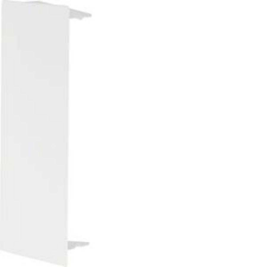 Eindplaat voor goot 60x150mm LFS verkeerswit