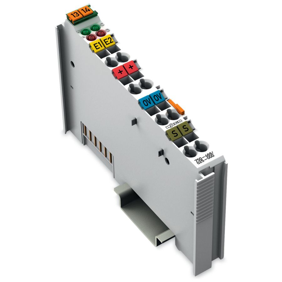 2-kanaals analoge ingang 4-20mA Single ended lichtgrijs