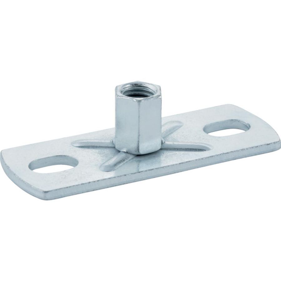 Bevestigingsplaat met moer M8 / M10