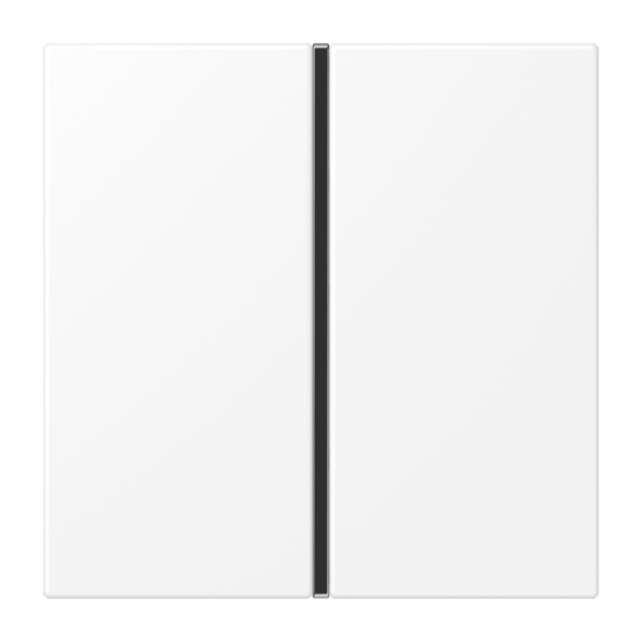 Tastafdekking F40 LS 1-voudig matwit KNX/eNet