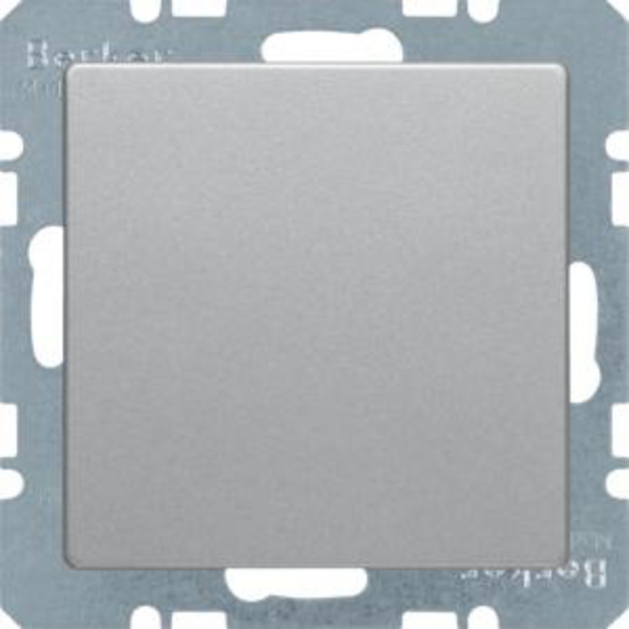 Blindplaat met sokkel spreidkl. berker Q.1/Q.3/Q.7 alulook