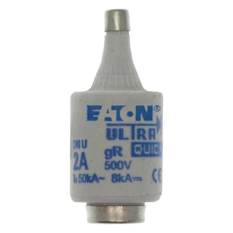 Zekering laagspanning 2A AC 500V D2 aR IEC ultra snel VVE=25