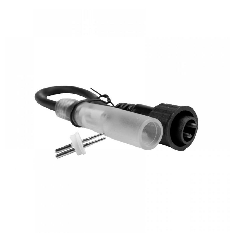 Lichtslang connector PS230 13mm zwart