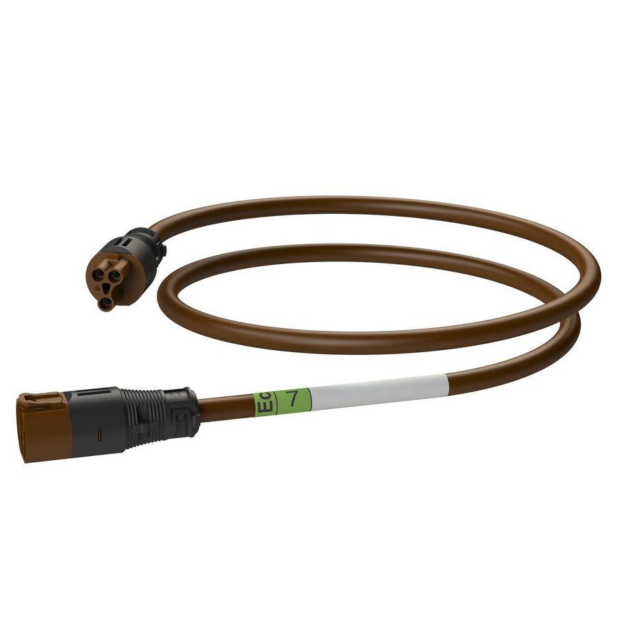 Koppelsnoer AW 7m 3x1,5 bruin Eca VVE=10