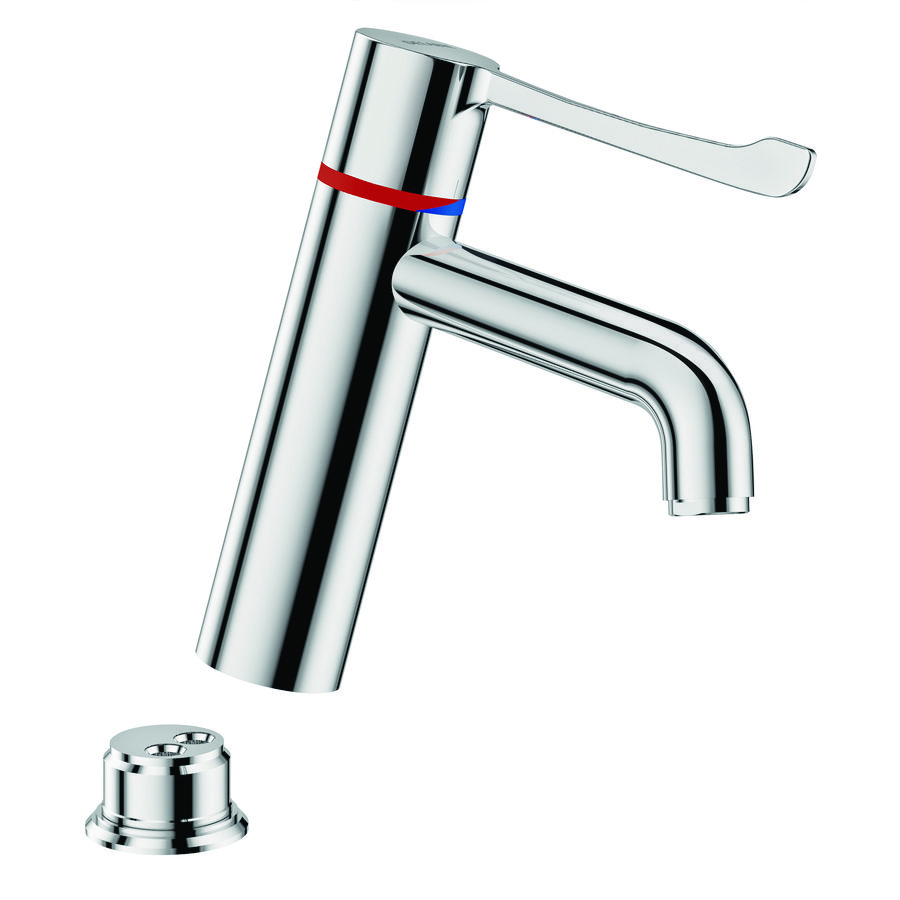 Wastafelmengkraan H.95 L.105 zonder stopkraan H96051BEL