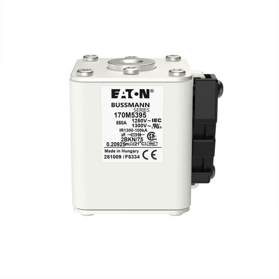 Zekering hoge snelheid 550A AC 1250V 100kA 2 61x75x7 VVE=4