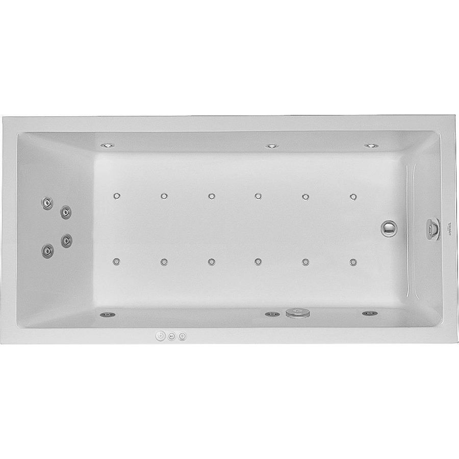 Whirlbad Starck 1800x900mm wit inbouw 1 rugsteun Combi P
