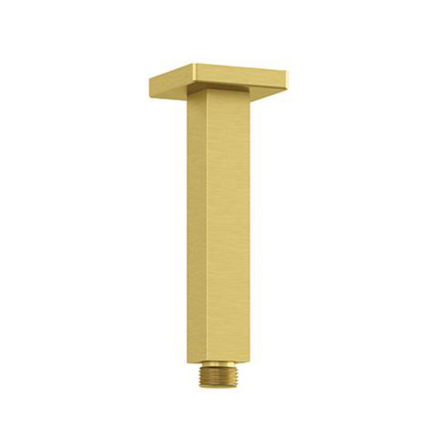 A-Qa Douche-Arm Plafon 1/2" 4Kant B.Gold