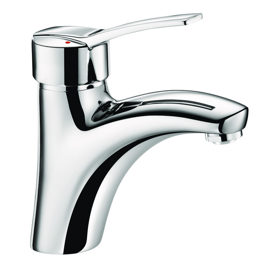 Wastafelmengkraan h.85 l.135 zonder trekplug volle greep