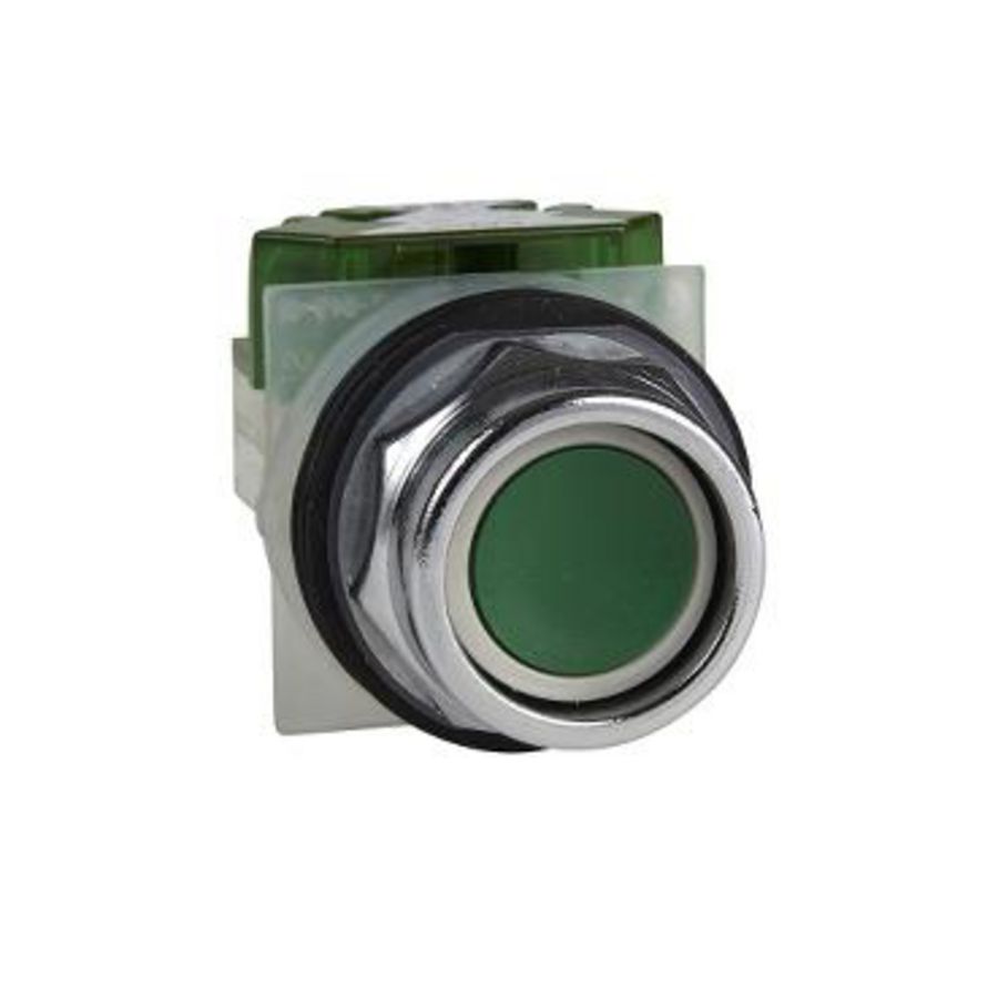 Drukknop 30mm Verhoogd Terugvering 1NO Groe Harmony 9001K