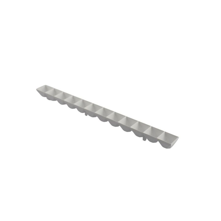 Railspot 48V lineair 36° referencelector mat wit