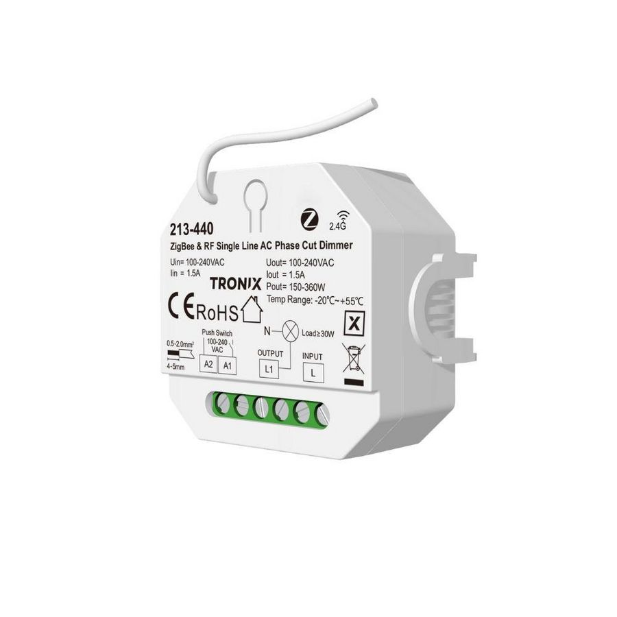 Zigbee controller Zigbee/RF naar fase-afsnijding