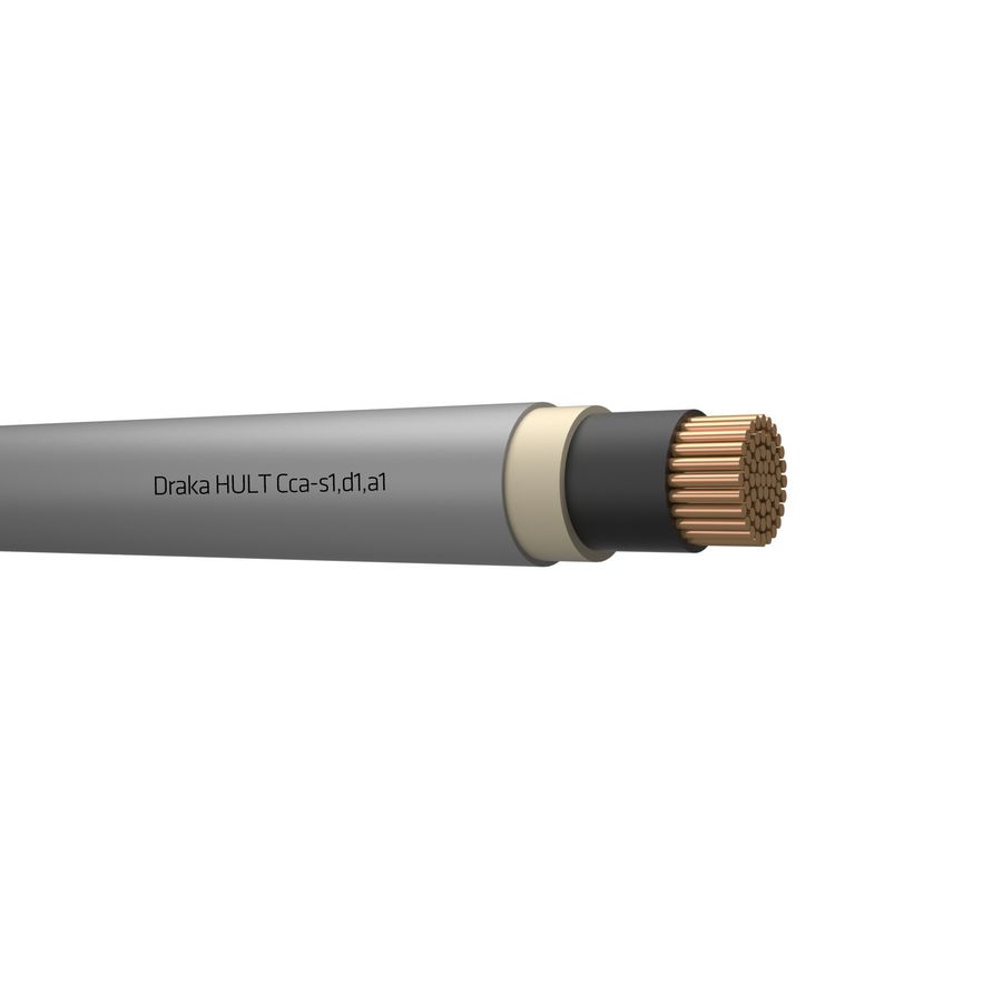 HaspelA 1000m. kabel YMz1K HULT halogeenvrij Cca 0,6/1kV gy# 1x6mm² ms (zwart)