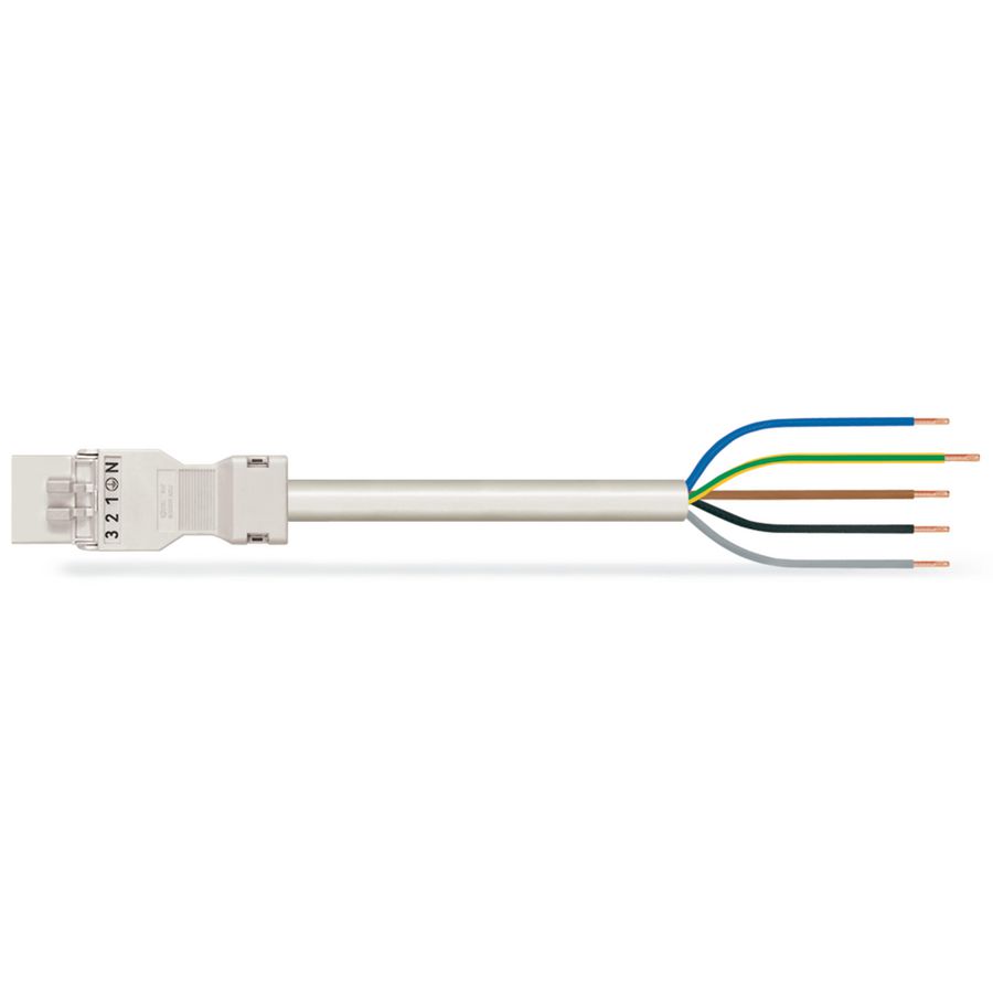 Geconf.aansluitkabel Eca Steker/open einde 891-8995/206-202