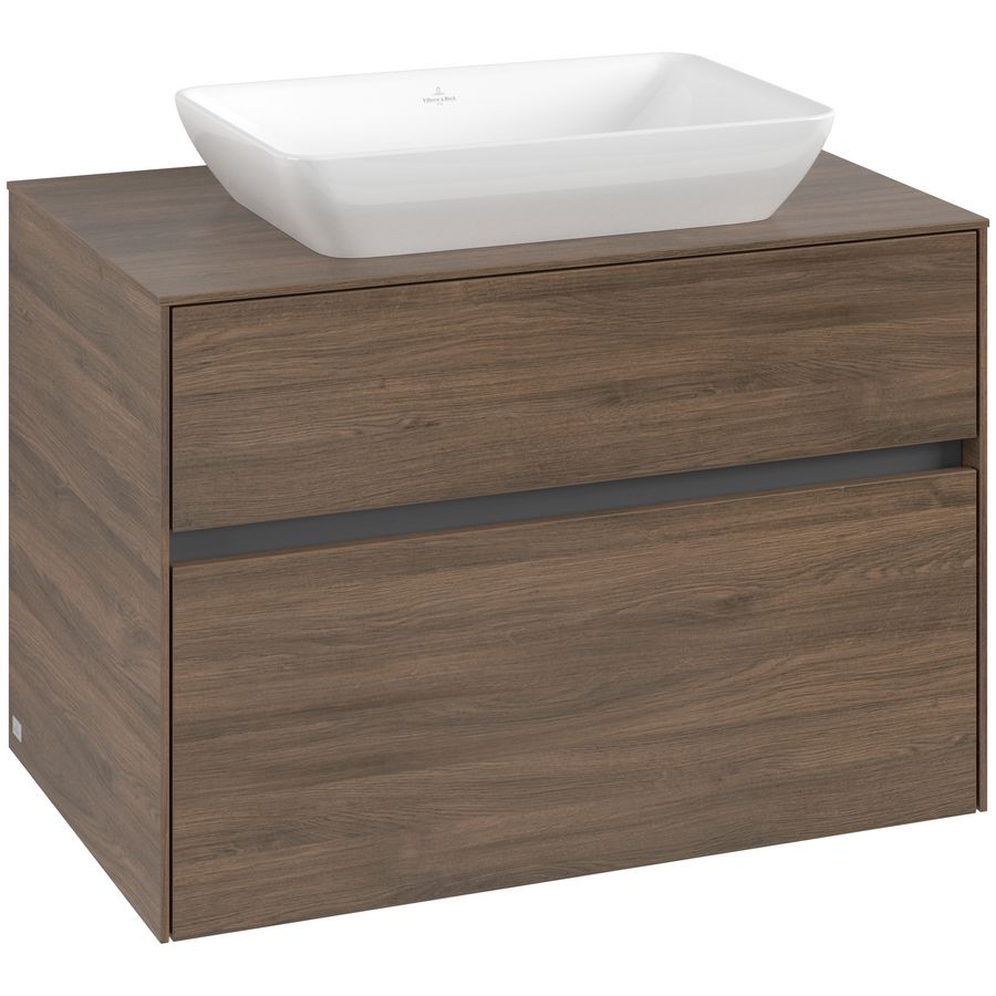 Wastafelonderkast Collaro 800x548x500mm Ariz.Oak C10800VH