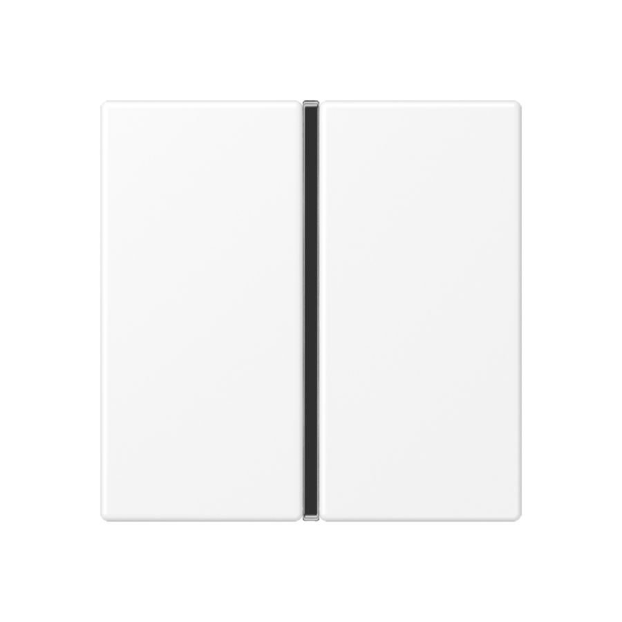 Tastafdekking F40 A/AS 1-voudig matwit KNX/eNet