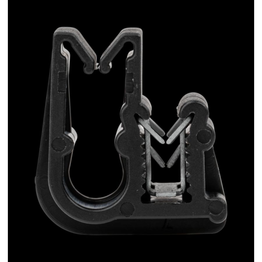 Kabelclip zonder bundelband voor 2 kabels van 6 mm VVE=100