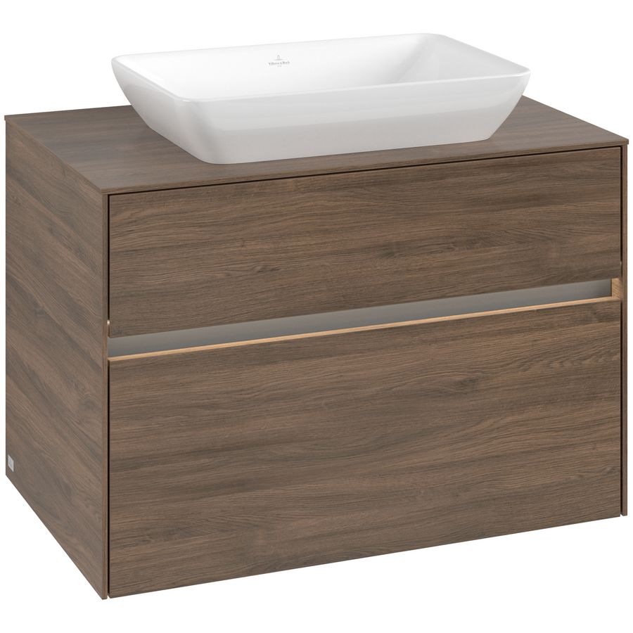 Wastafelonderkast Collaro 800x548x500mm Ariz.Oak C108B0VH