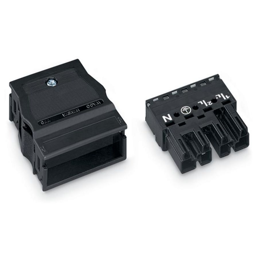 Male met trekontlastingsbeh. 4-polig 770-114 VVE=25