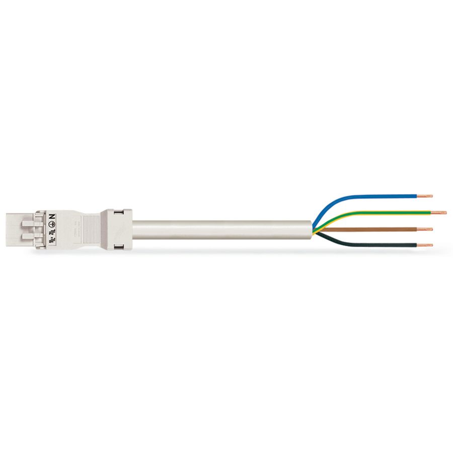 Geconf.aansluitkabel Eca Steker/open einde 891-8994/206-102
