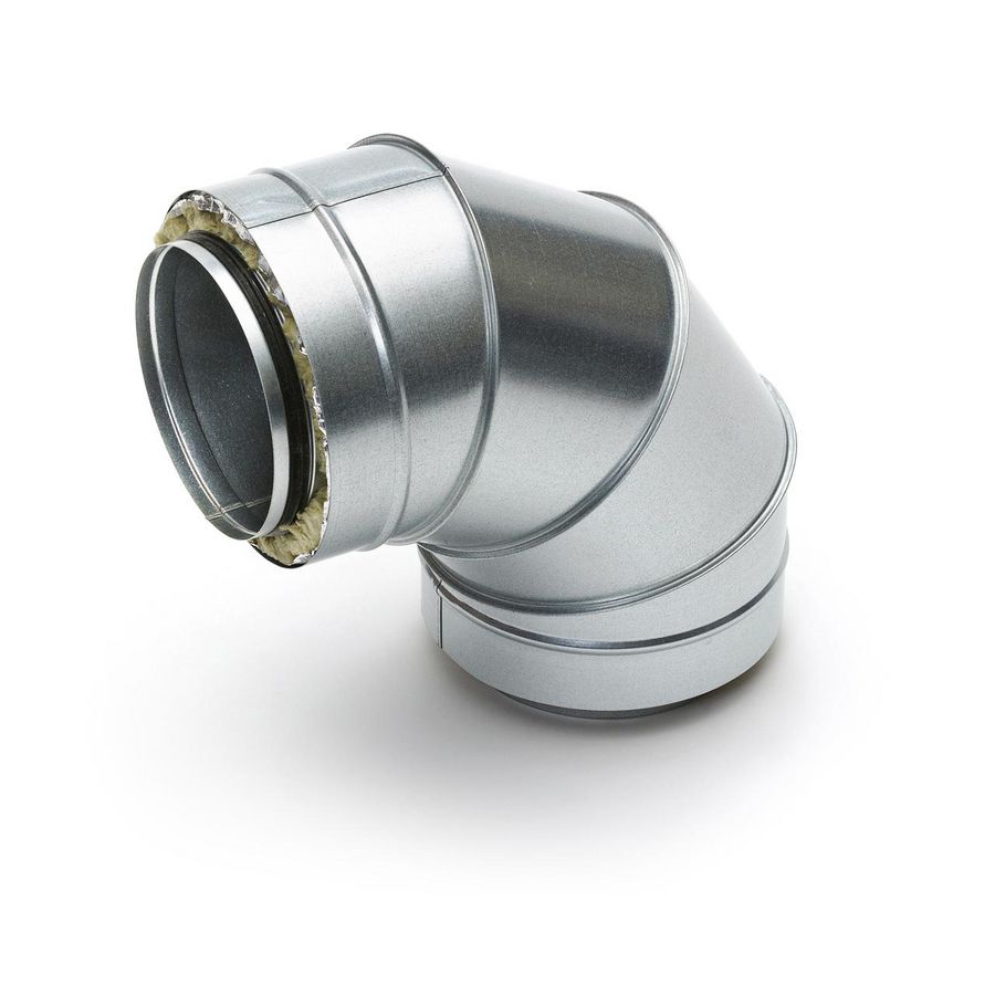 Segmentbocht RBI9 geisoleerd 90° 200mm vv KEN-LOK