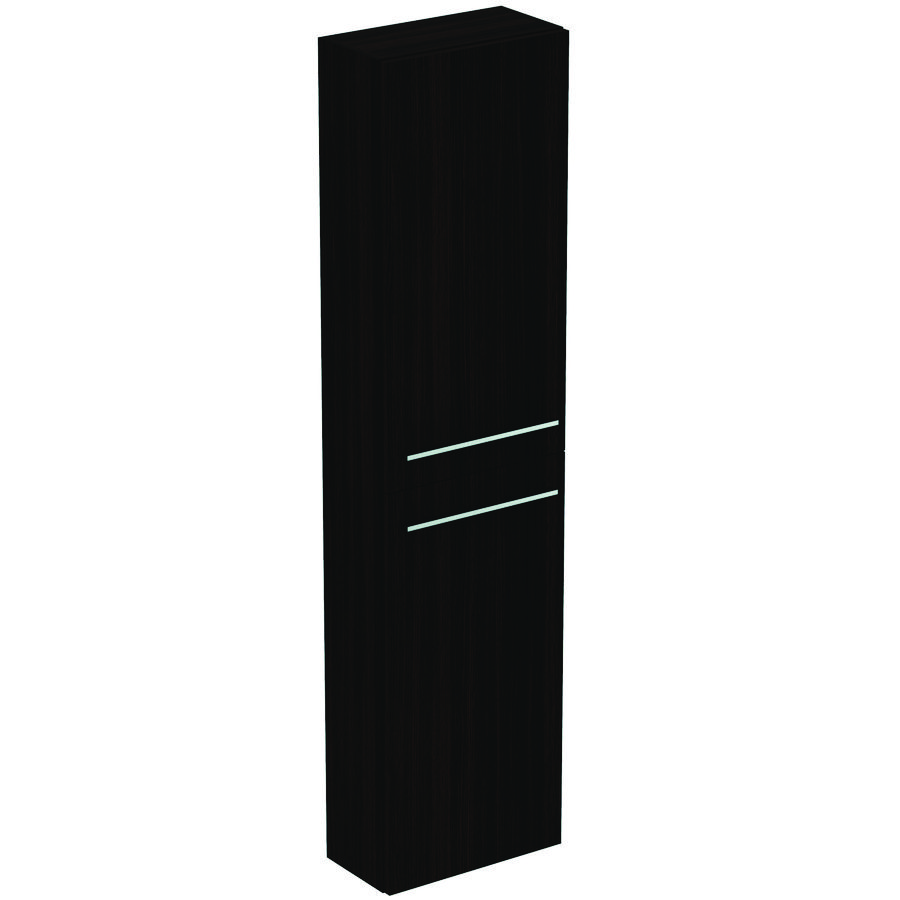 Kolomkast hoog LIFE-S 160x40cm 2x deur coffee donker eiken