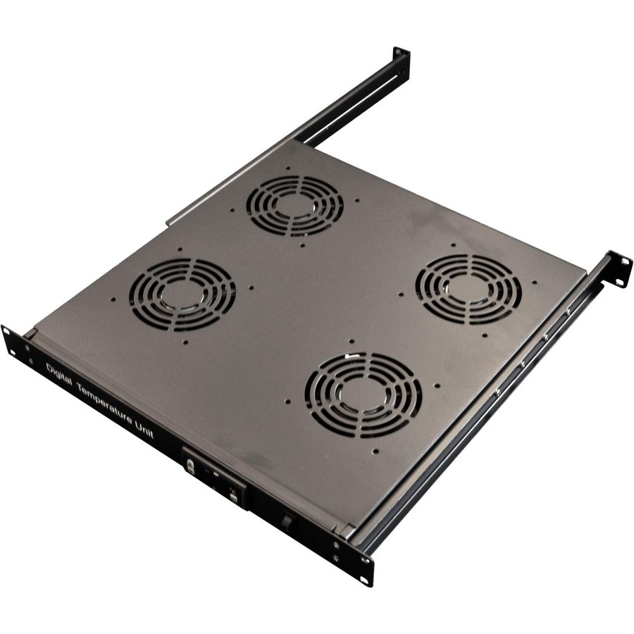 Digital temperature control unit 19" 1HU incl. 4-fans