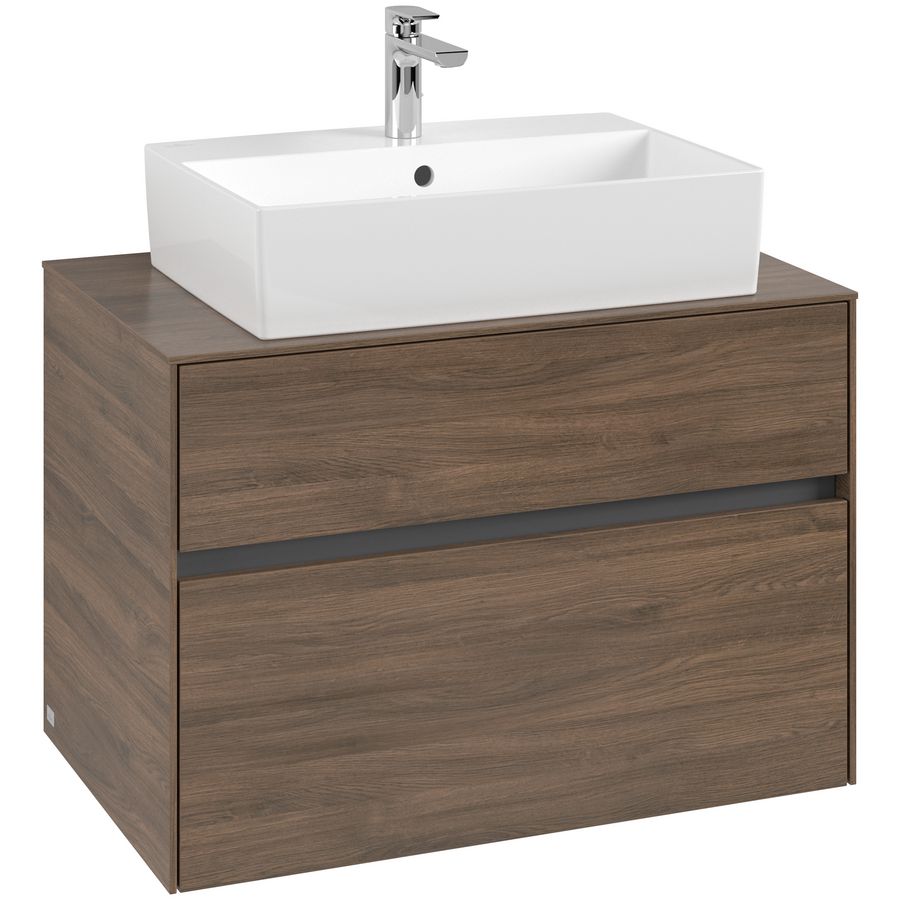 Wastafelonderkast Collaro 800x548x500mm Ariz.Oak C12400VH