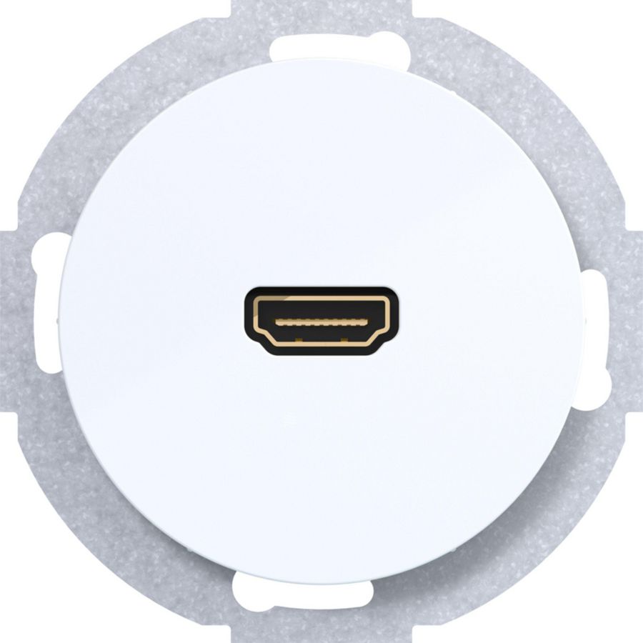 HDMI High Definition contactdoos WCD R.1/R.3/R.8 polarwit