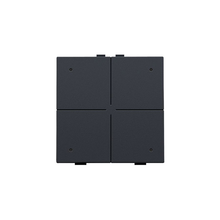 4-voudig drukknop leds/comfortsens. HomeControl anthracite