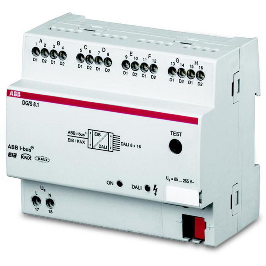 DALI-uitgangen/kanalen KNX DIN-rail