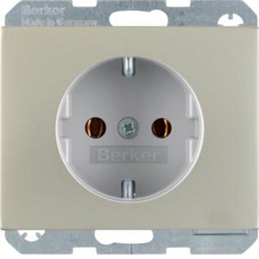 Wandcontactdoos RA schroef berker K.1/K.5 edelstaal