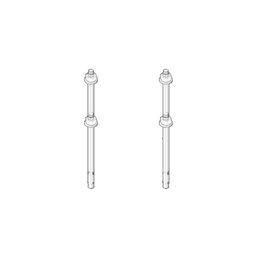 Bevestiging Boutanker M8x115mm 0430350080090