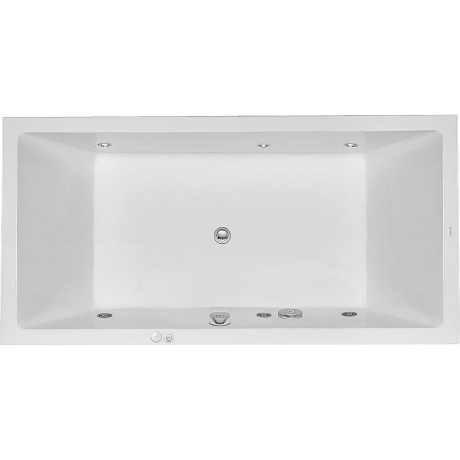 Whirlbad Starck 1800x900mm wit inbouw 2 rugst. Jet systeem