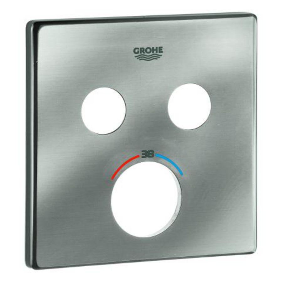 Rozet 49039DC0 supersteel (rvs look)