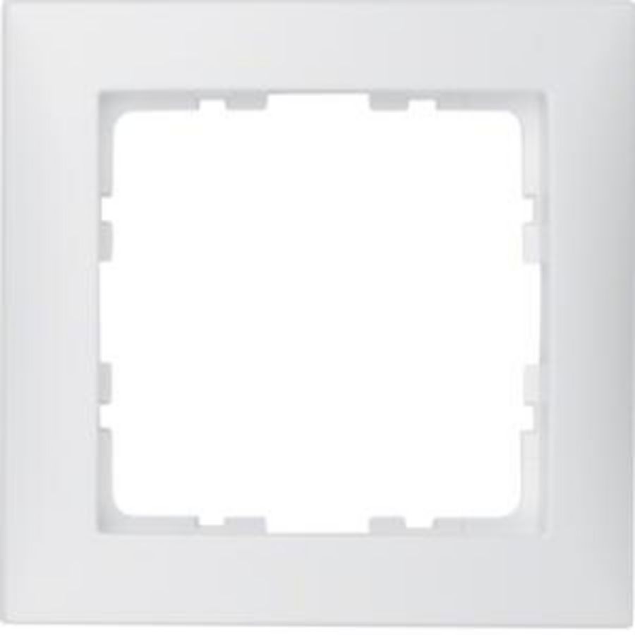 Afdekraam 1-v berker S.1 polarwit mat