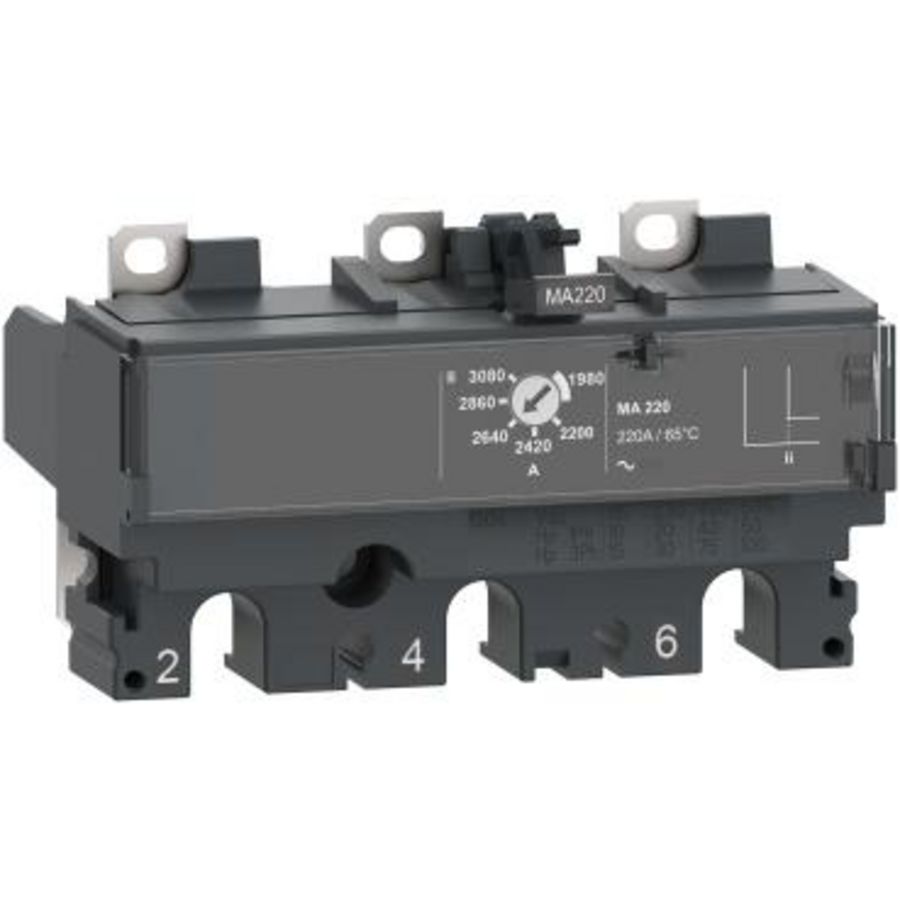 Trip unit NSX100 AC 3P3D - 6.3A MA ComPact