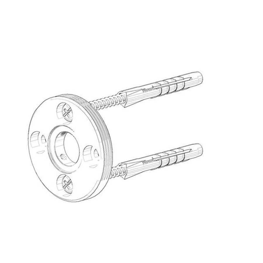 Bevestigingsset rond M50x1,5mm 0517625000090