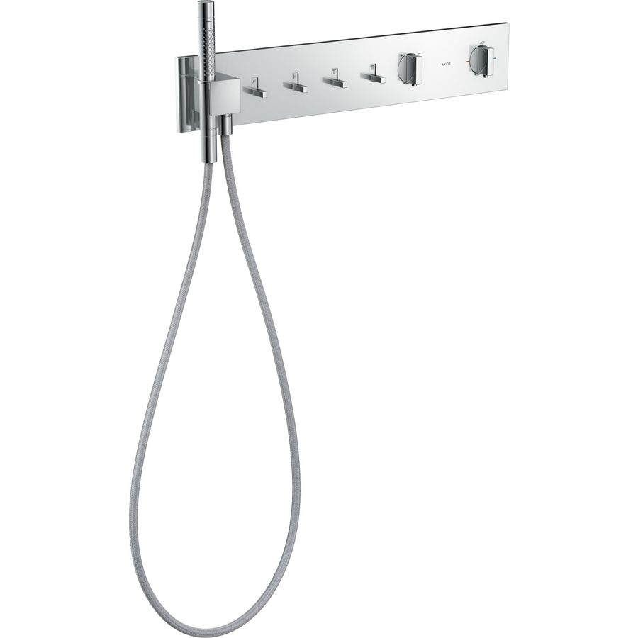 AXOR ShowerCompositie Thermostatische module 610/110 voor verborgen installatie voor 4 functies chroom