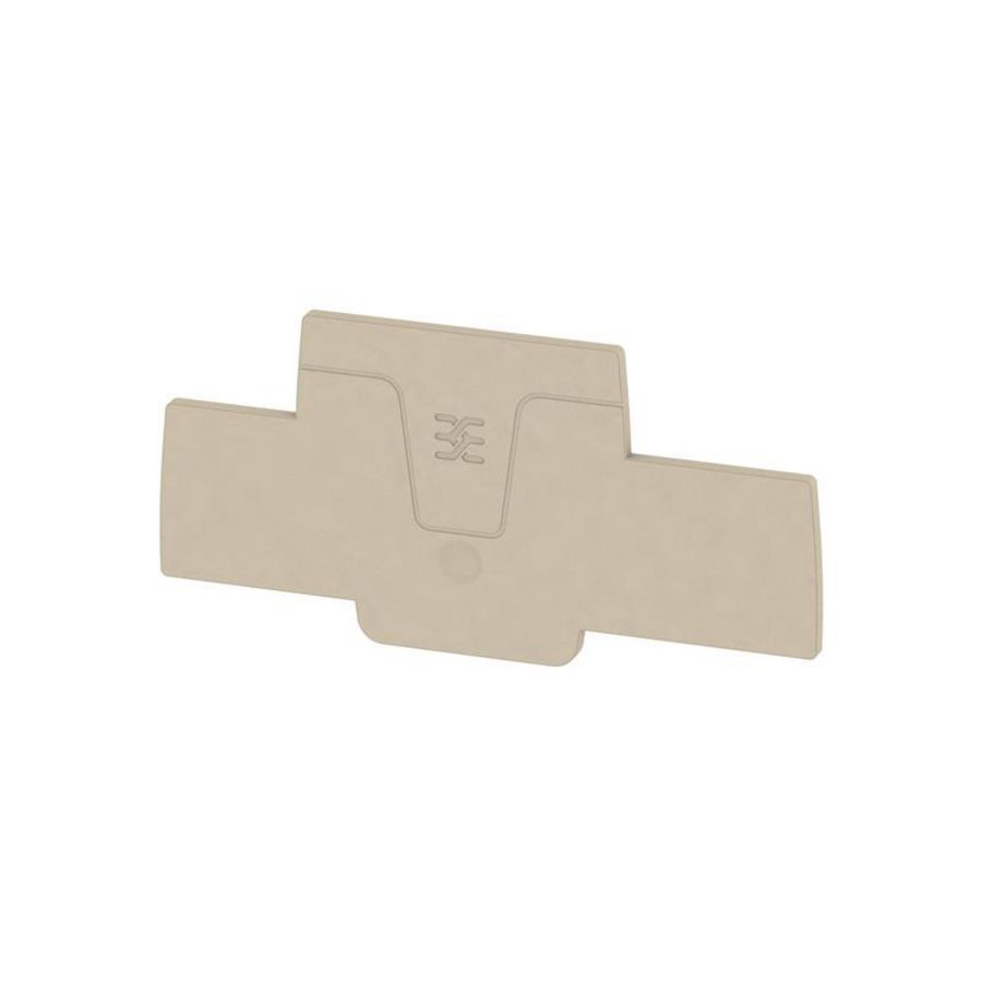 Afsluit- eindplaat d.beige h:88.25mm b:2.1mm V- VVE=20
