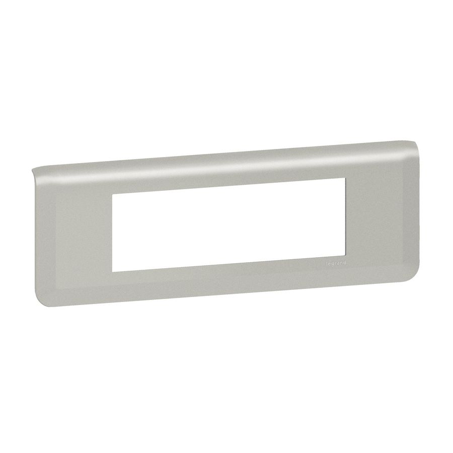 Afdekraam 6 module Aluminiumhorizontaal Mosaic