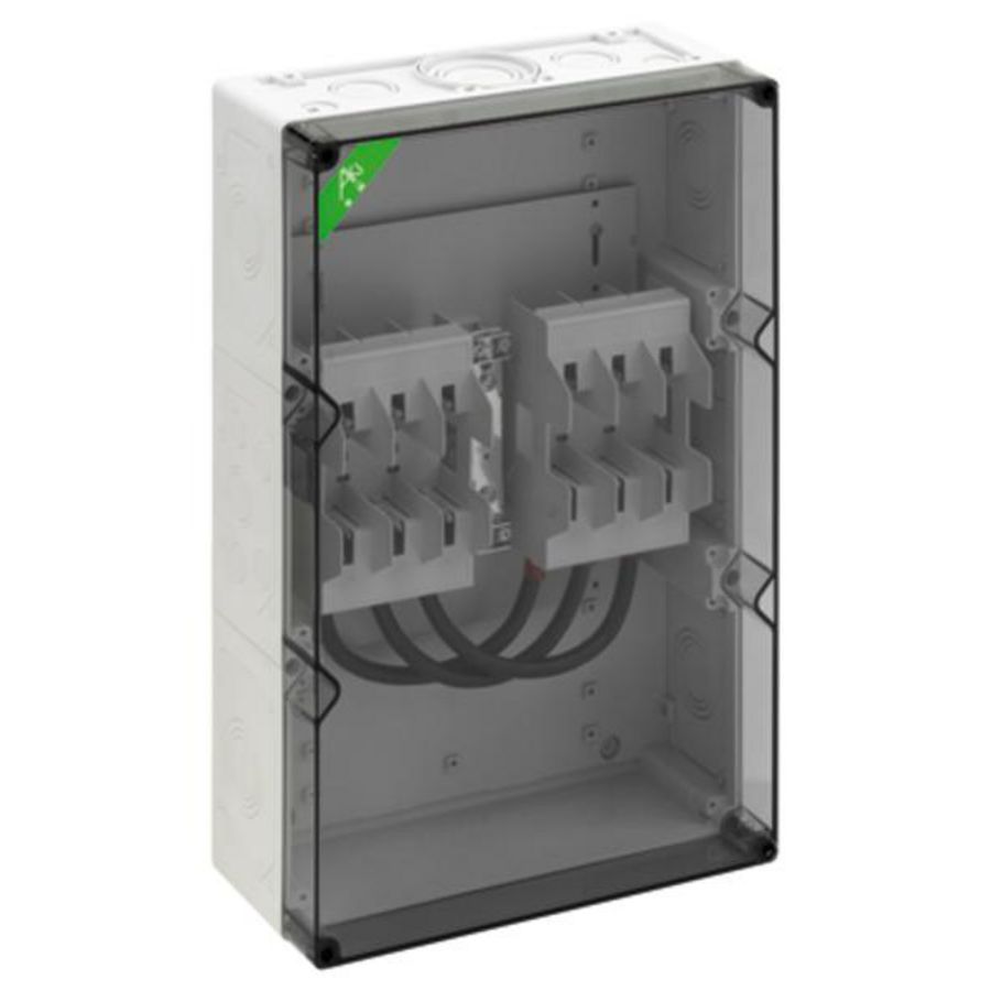 Zekeringsbehuizing NH transparant IP54/IP65