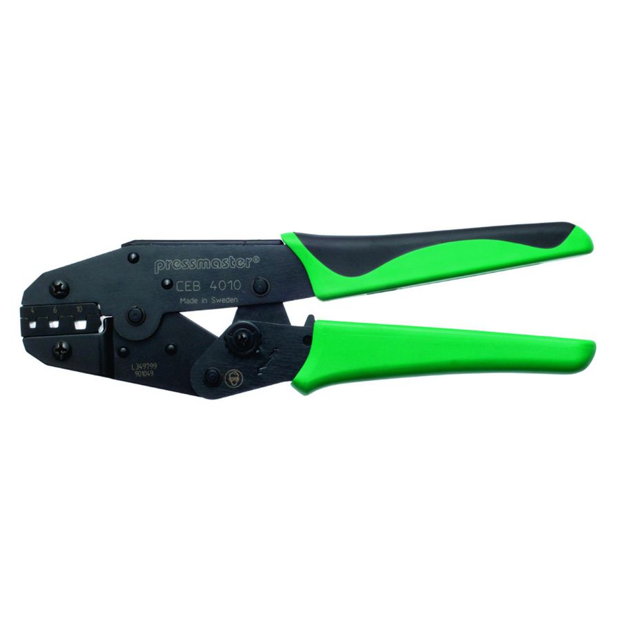 Sperkrimptang adereindhulzen 4-10mm² trapeziumpers